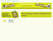 Tablet Screenshot of landeswettbewerb.familien-ferien.de